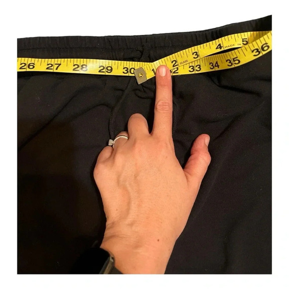 CALME By Johnny Was Skirt Size Large Terry Commuter Short Black Athleisu… - Picture 6 of 8